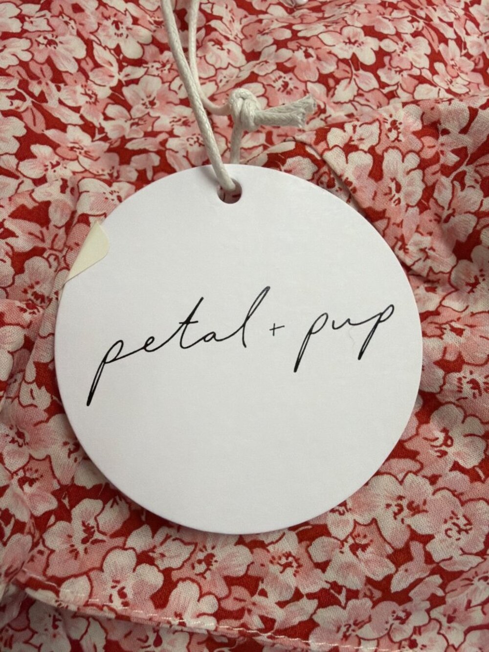 Petal + Pup Women’s Pink Floral Maxi Dress Tiered Sleeveless With Tags Size 4 - Picture 8 of 9